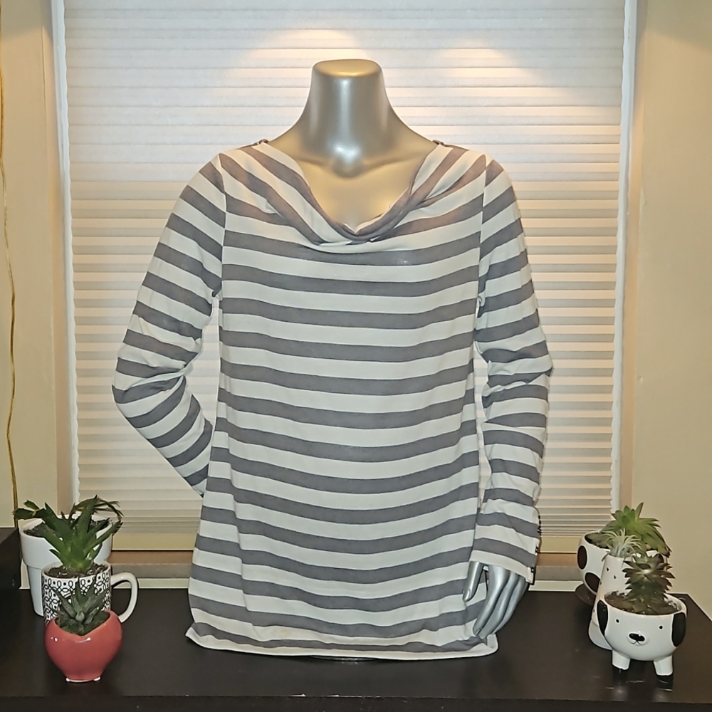 EUC LOFT Striped Shirt - Size L